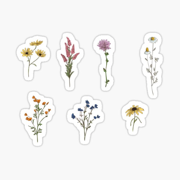 Flower Sticker