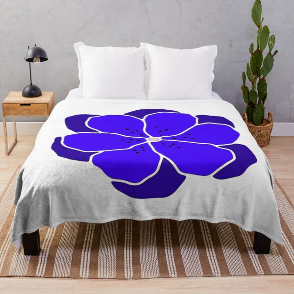 Item preview, blue flower design designed and sold by ZippysDesigns.
