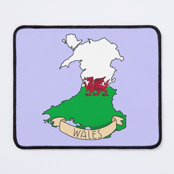 Item preview, Wales Flag Map  designed and sold by SofiaSava01.