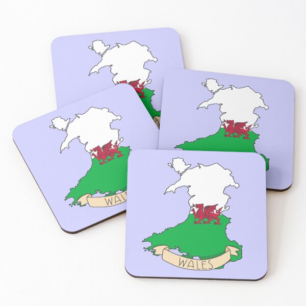 Item preview, Wales Flag Map  designed and sold by SofiaSava01.