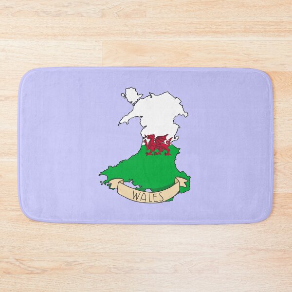 Item preview, Wales Flag Map  designed and sold by SofiaSava01.