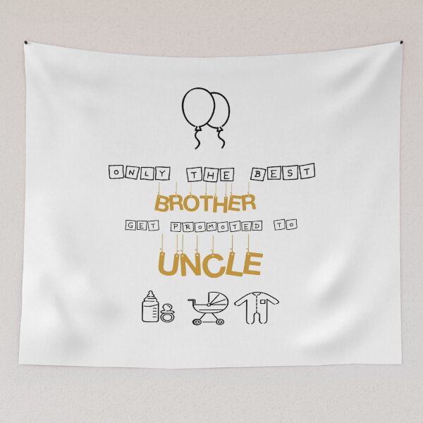 Item preview, Copy of First Time Uncles New Uncle Best Brothers Get Promoted to uncle Essential T-Shirt designed and sold by LilaDiams.