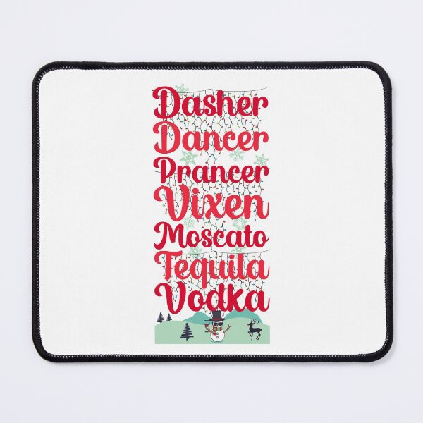 Item preview, Snowman, Dasher Dancer Prancer Vixen Moscato Tequila Vodka - Christmas 2021 designed and sold by hectorgool.