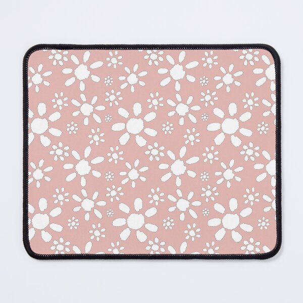 Item preview, White Floral Pattern on Pink designed and sold by OneLook.