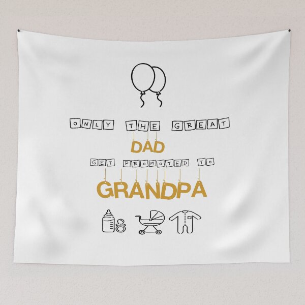 Item preview, First Time grandpa New grandpa New grandfather Best dad Get Promoted to grandpa Essential T-Shirt designed and sold by LilaDiams.