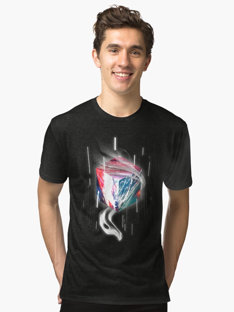 Thumbnail 1 of 7, Tri-blend T-Shirt, Texture Cube designed and sold by JoseOchoa.