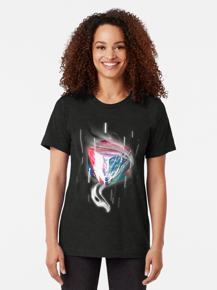 Thumbnail 2 of 7, Tri-blend T-Shirt, Texture Cube designed and sold by JoseOchoa.