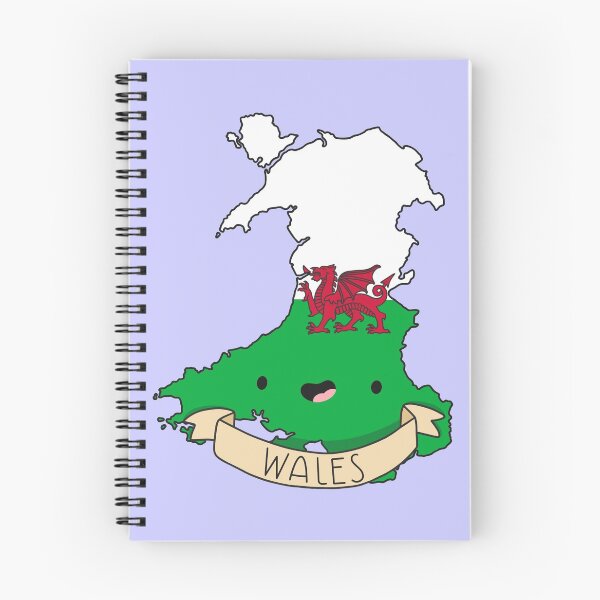 Item preview, Kawaii Wales Flag Map  designed and sold by SofiaSava01.