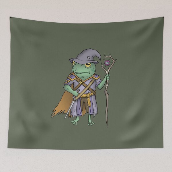 Item preview, Froggo the Wizard designed and sold by DoodleMagoo.
