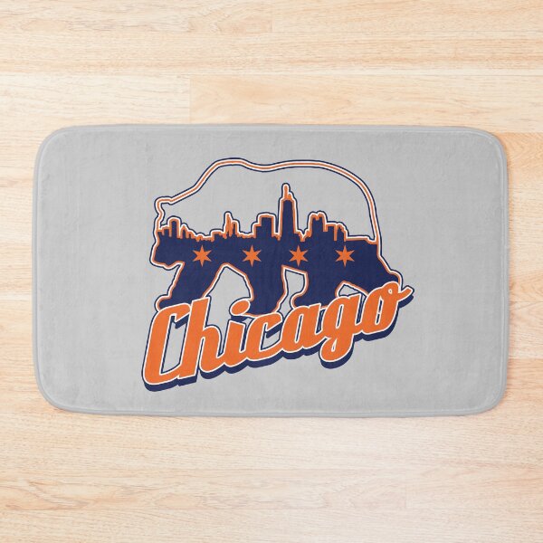 Item preview, Chi Bear - Chicago skyline - Chicago flag designed and sold by BearDownDesigns.