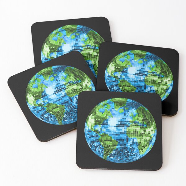 Item preview, Galactic Disco Ball Planet Earth  designed and sold by Deborah Camp.