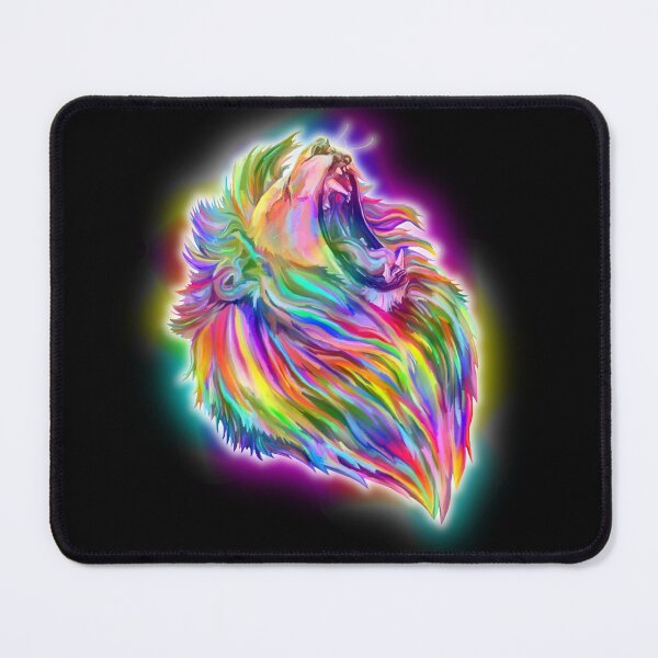 Item preview, Glowing Pride Rainbow Lion designed and sold by Deborah Camp.