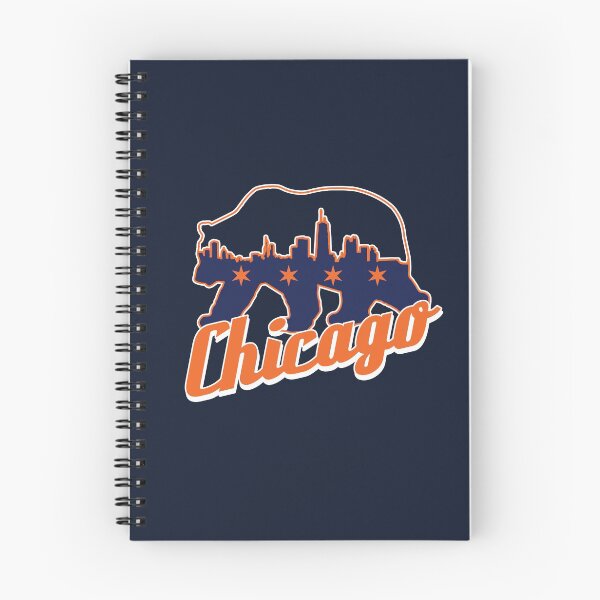 Item preview, Chi Bear - Chicago skyline - Chicago flag designed and sold by BearDownDesigns.