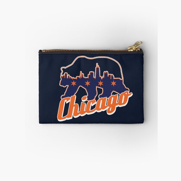 Item preview, Chi Bear - Chicago skyline - Chicago flag designed and sold by BearDownDesigns.