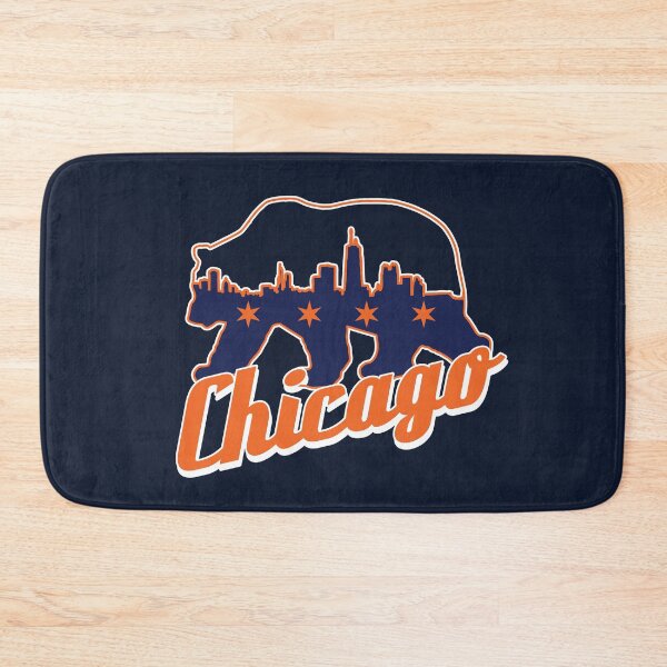 Item preview, Chi Bear - Chicago skyline - Chicago flag designed and sold by BearDownDesigns.