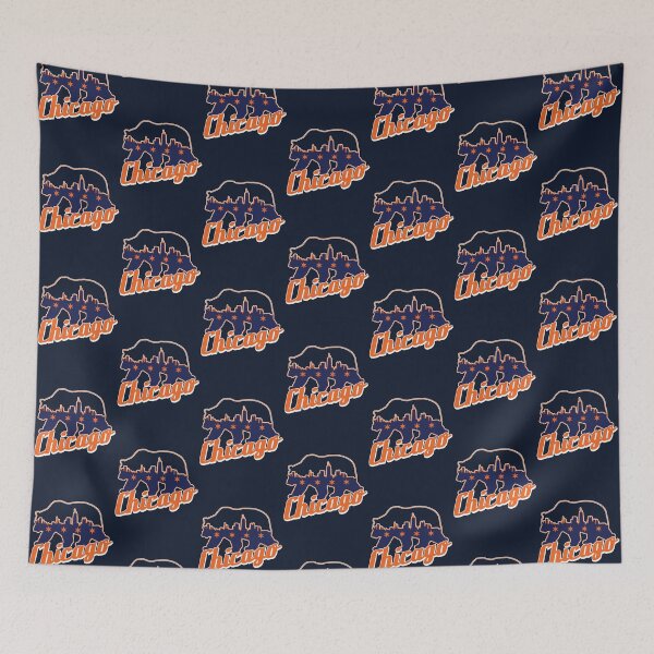 Item preview, Chi Bear - Chicago skyline - Chicago flag designed and sold by BearDownDesigns.