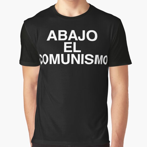 Vista previa del artículo con la obra «Abajo el Comunismo», diseñado y vendido por Rustic Valley Studio.