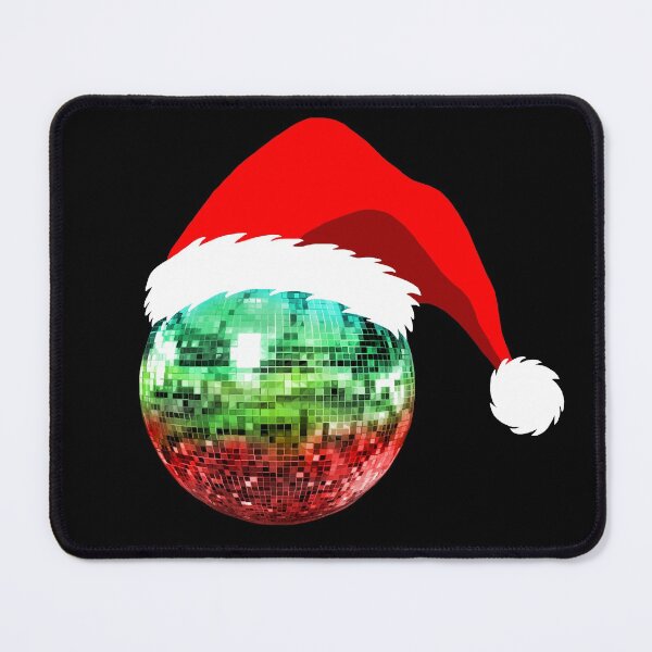 Item preview, Red and Green Santa Christmas Disco Ball  designed and sold by Deborah Camp.