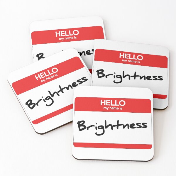 Item preview, Brightness Nametag designed and sold by greeely.