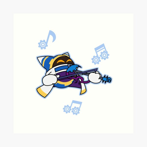 Magolor con violín Lámina artística