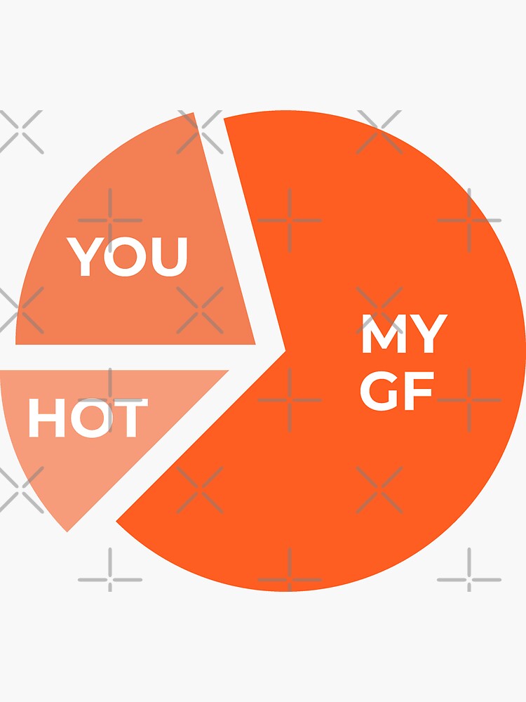 My Girlfriend Is Hotter Than You A Visual Guide Sticker For Sale By Boldtigerdesign Redbubble
