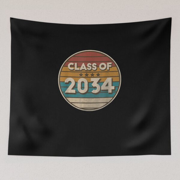 Item preview, Retro Vintage Class Of 2034 Grow With Me First Day of School T-Shirt designed and sold by spolayastore.