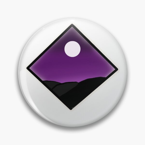 Item preview, Diamond purple moon designed and sold by FlyingSprinkles.
