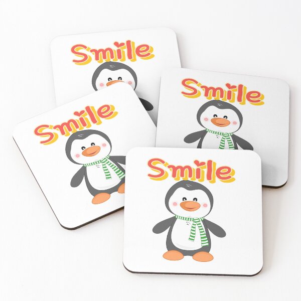 Item preview, smiling penguin. designed and sold by Moody Vibes Studio.