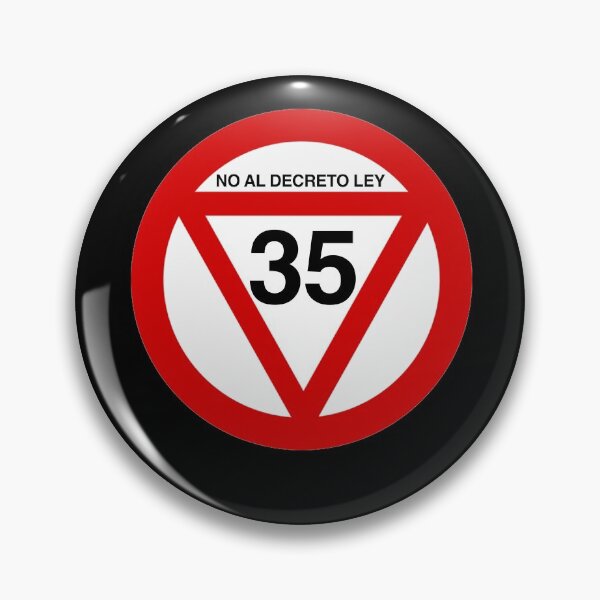 Item preview, no al decreto ley 35 designed and sold by Rustic Valley Studio.