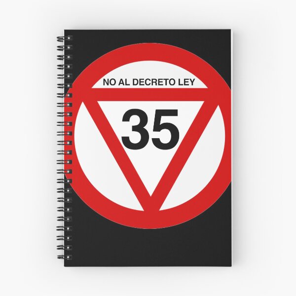 Item preview, no al decreto ley 35 designed and sold by Rustic Valley Studio.