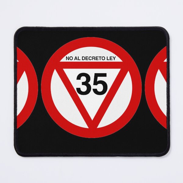 Item preview, no al decreto ley 35 designed and sold by Rustic Valley Studio.