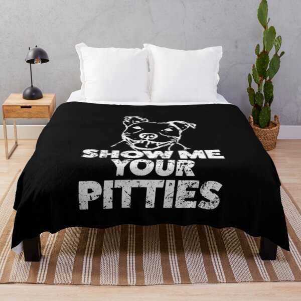 Item preview, Show Me Your Pitties - Cute and Funny Pitbull Dog designed and sold by wowart4u.