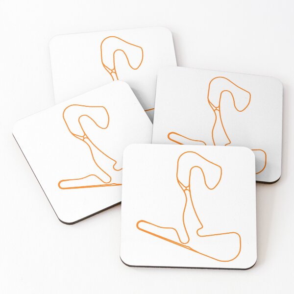 Item preview, Circuit Zandvoort Track Circuit Layout Orange designed and sold by Stadify.