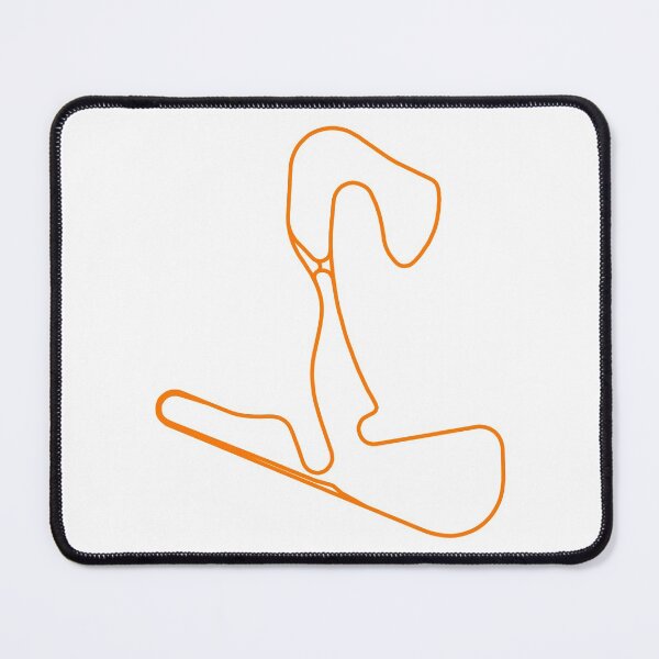 Item preview, Circuit Zandvoort Track Circuit Layout Orange designed and sold by Stadify.