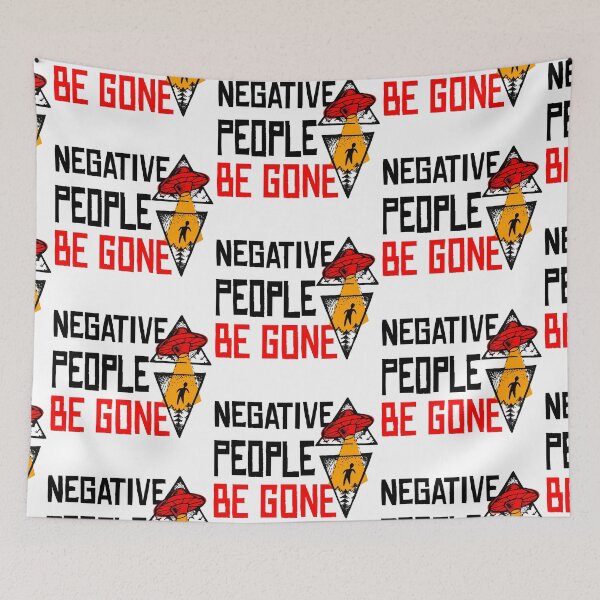 Item preview, Negative people be gone - Avoid negative people fun designed and sold by 99vectors.
