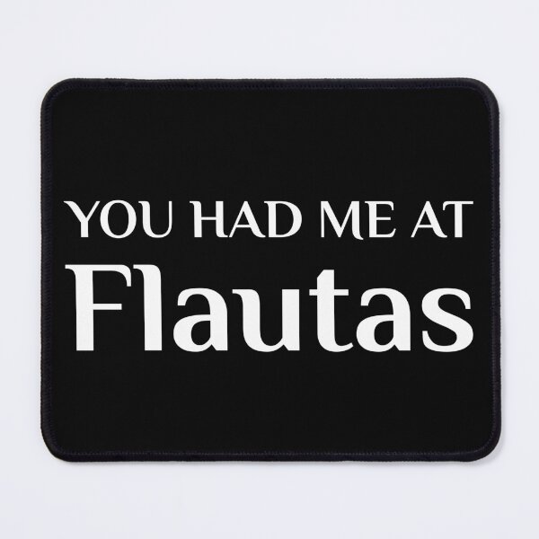 Item preview, Had Me At Flautas Funny Mexican Food Taquito Fan designed and sold by Creekman Designs.