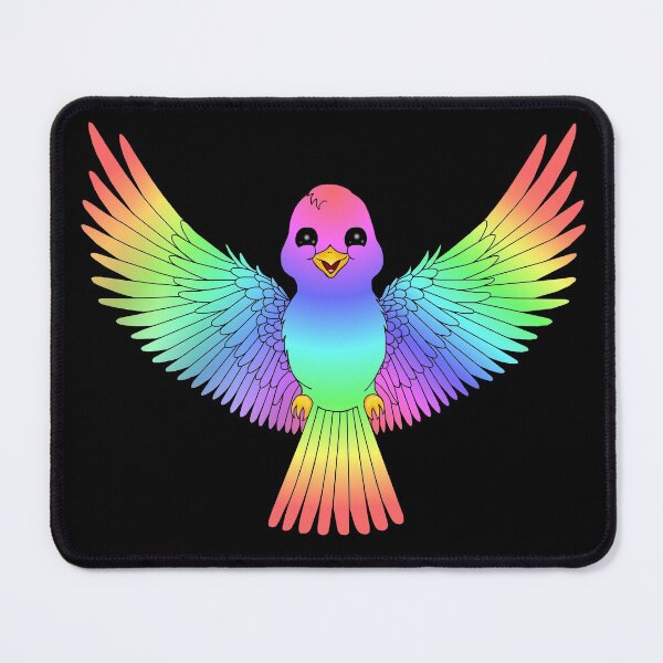 Item preview, Cute Rainbow Spectrum Bird  designed and sold by Deborah Camp.