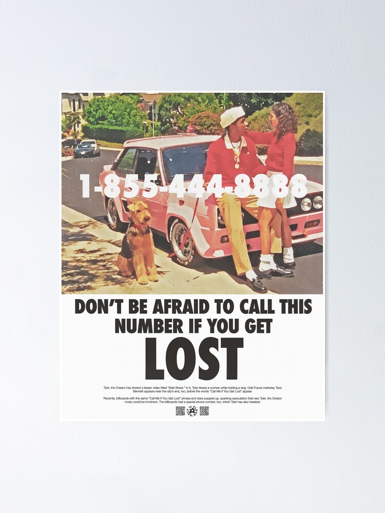 Tyler, the Creator 'Call Me If You Get Lost' Japanese Promo Poster – The  Indie Planet