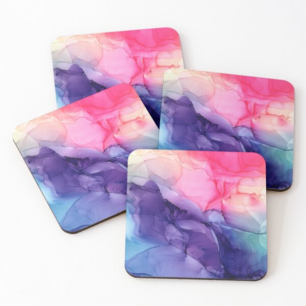 Item preview, Colorful Rainbow Flowing Abstract Painting designed and sold by Elizabeth  Karlson.