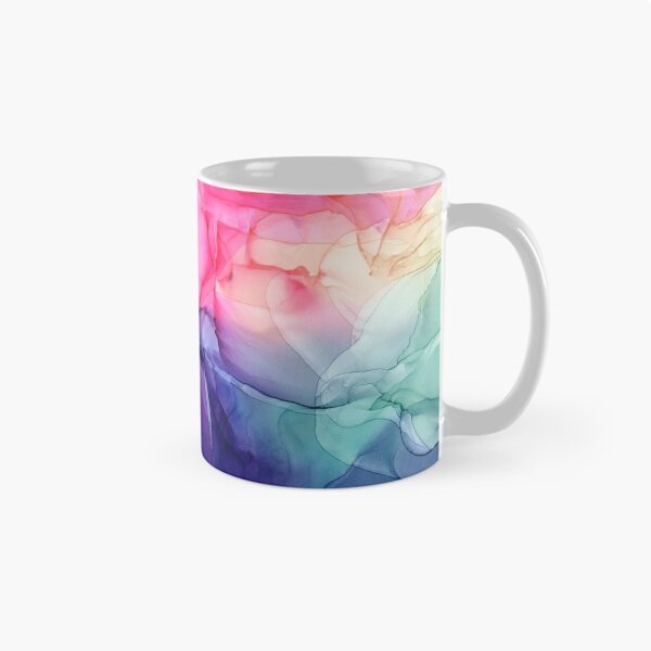 Item preview, Colorful Rainbow Flowing Abstract Painting designed and sold by Elizabeth  Karlson.