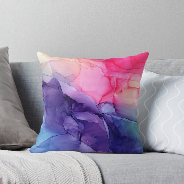 Item preview, Colorful Rainbow Flowing Abstract Painting designed and sold by Elizabeth  Karlson.