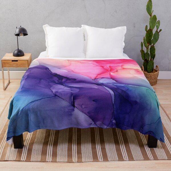 Item preview, Colorful Rainbow Flowing Abstract Painting designed and sold by Elizabeth Karlson.