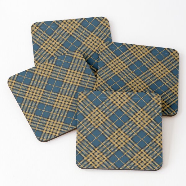 Item preview, Navy && Yellow Nostalgic Plaid  designed and sold by Sarah-Smash.