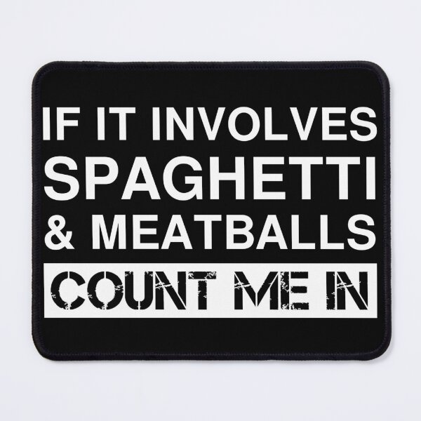Item preview, Funny Spaghetti Meatballs American Italian Food Italy Cuisine designed and sold by Creekman Designs.
