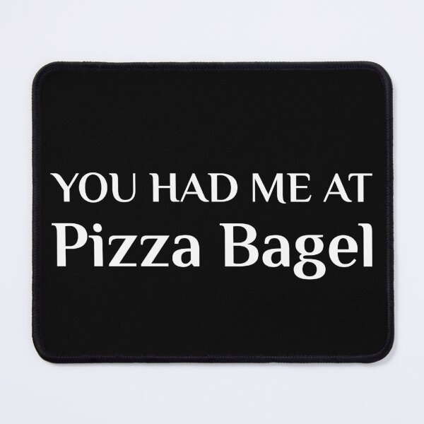 Item preview, You Had Me At Pizza Bagel Funny American Food Fan Ohio designed and sold by Creekman Designs.