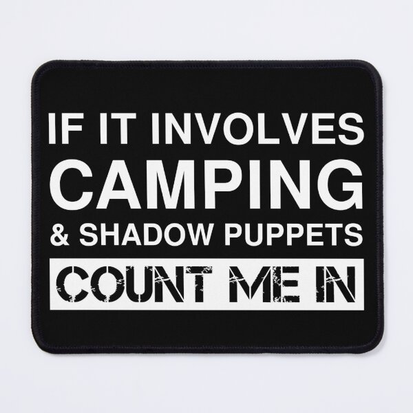 Item preview, Funny Camping And Shadow Puppets RV Outdoor Camper designed and sold by Creekman Designs.