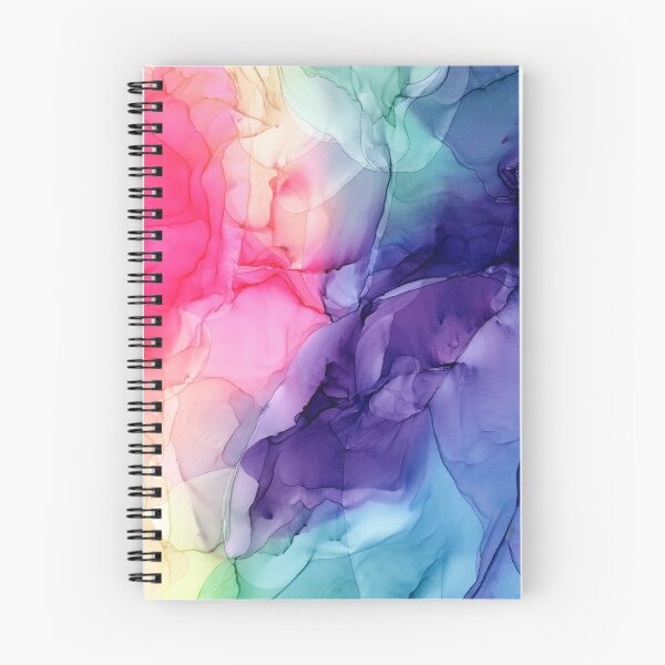 Item preview, Colorful Rainbow Flowing Abstract Vertical Painting designed and sold by Elizabeth  Karlson.