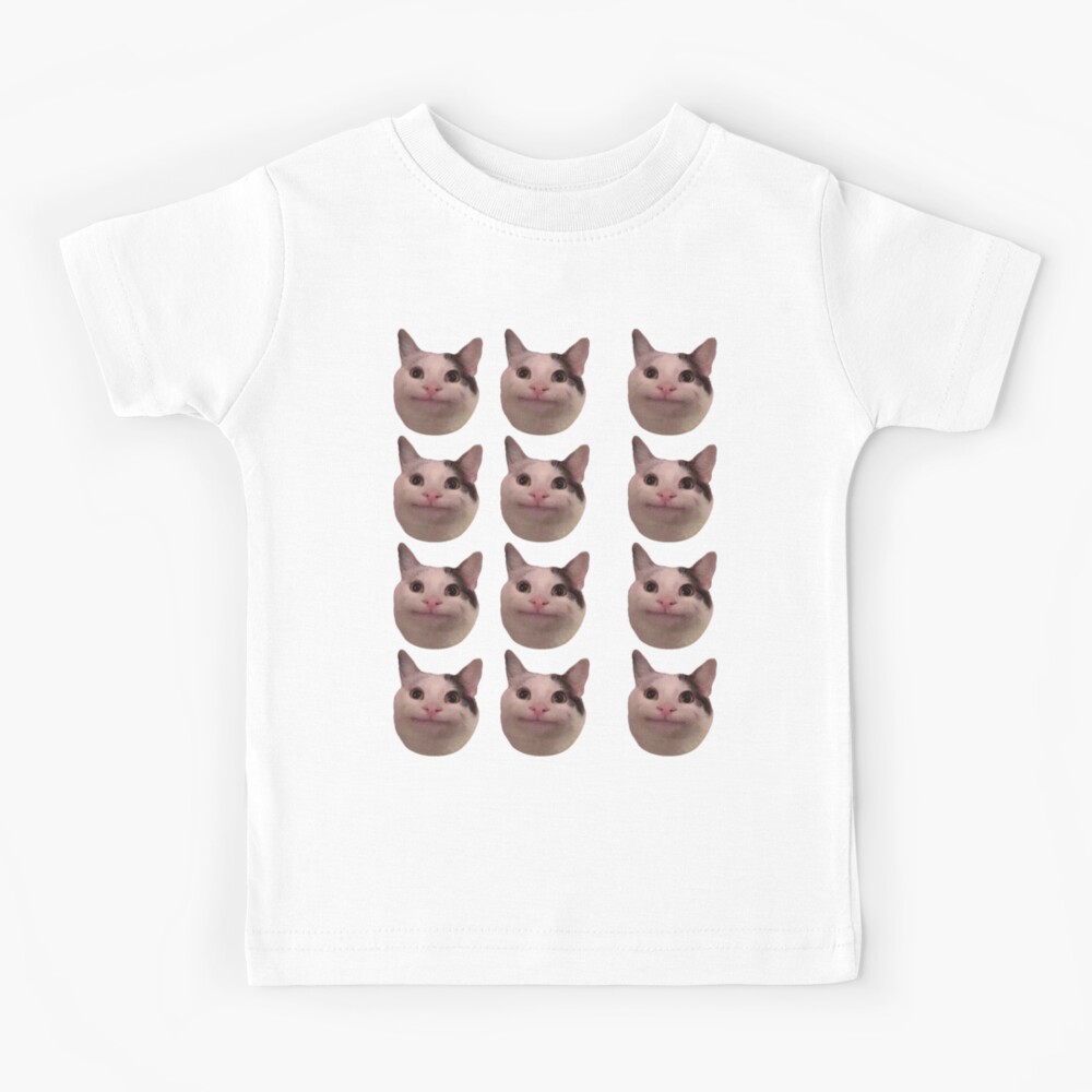 Beluga Cat Pattern Kids T-Shirt