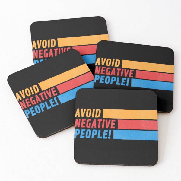 Item preview, Avoid negative people colorful designed and sold by 99vectors.