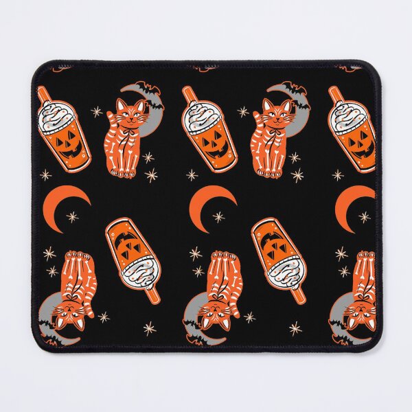 Item preview, Pumpkin Spiced Kitty Pattern designed and sold by Andreayoung.